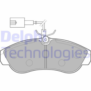 DELPHI LP1749 Pastiglie freno Anteriore per