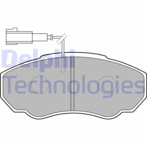 DELPHI LP1750 Brake Pads Set Front for