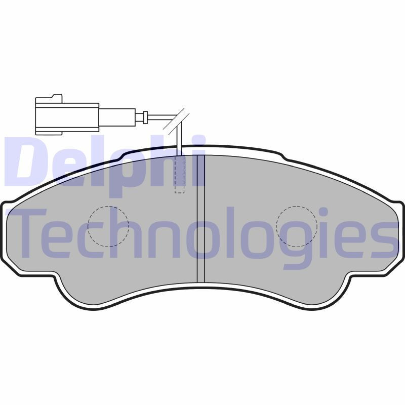 DELPHI LP1751 Brake Pads Set Front for