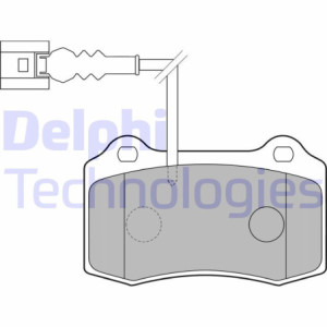 DELPHI LP1753 Pastillas de freno Delantero para