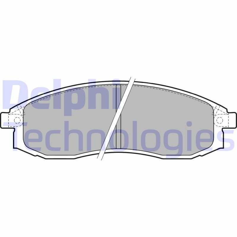 DELPHI LP1759 Plaquettes de frein Avant pour