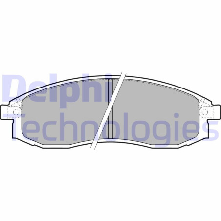 DELPHI LP1759 Pastiglie freno Anteriore per