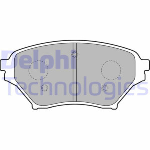 DELPHI LP1761 Pastillas de freno Delantero para