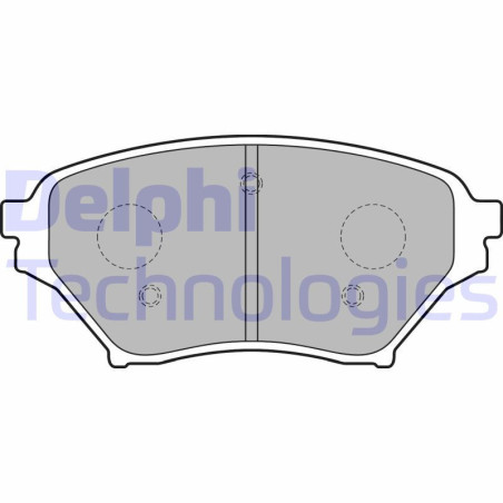 DELPHI LP1761 Brake Pads Set Front for