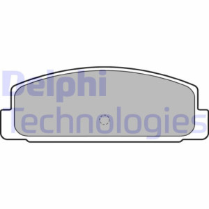 DELPHI LP1766 Pastillas de freno Trasero para