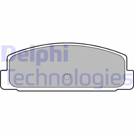 DELPHI LP1766 Pastillas de freno Trasero para