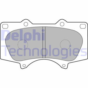 DELPHI LP1782 Brzdové platničky Predné pre