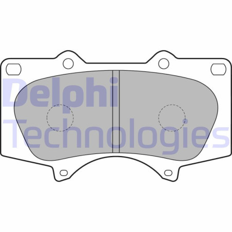 DELPHI LP1782 Pastillas de freno Delantero para