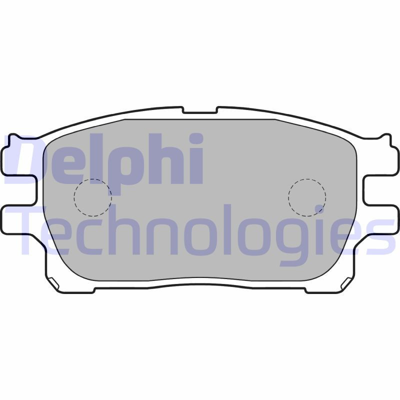 DELPHI LP1784 Pastiglie freno Anteriore per