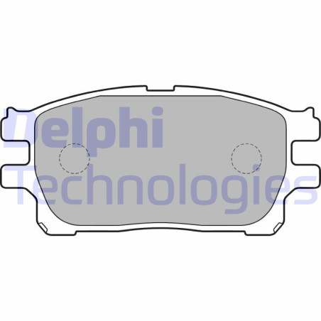 DELPHI LP1784 Brake Pads Set Front for