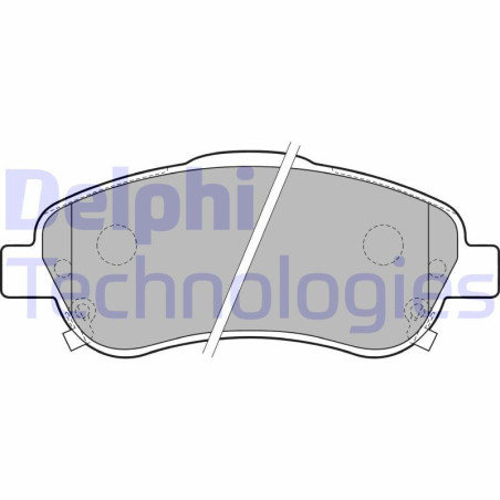 DELPHI LP1786 Pastiglie freno Anteriore per