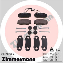 ZIMMERMANN 23921.200.2 Brake Pads