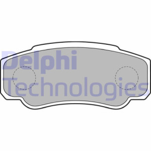DELPHI LP1790 Pastillas de freno Trasero para