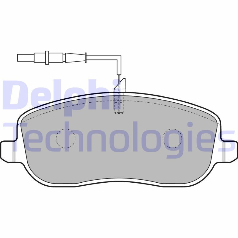 DELPHI LP1792 Brake Pads Set Front for