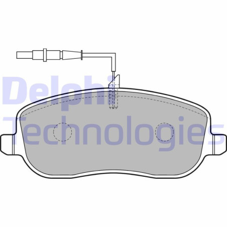 DELPHI LP1792 Plaquettes de frein Avant pour