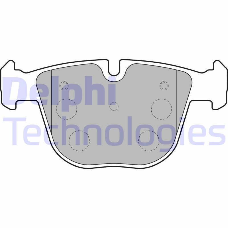 DELPHI LP1793 Brake Pads Set Rear for