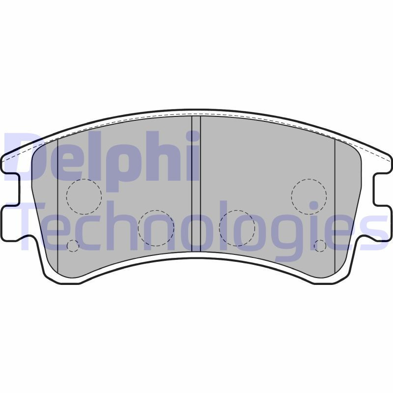 DELPHI LP1799 Pastiglie freno Anteriore per