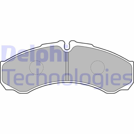DELPHI LP1802 Brake Pads Set Front for