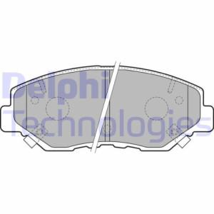 DELPHI LP1806 Brzdové platničky Predné pre