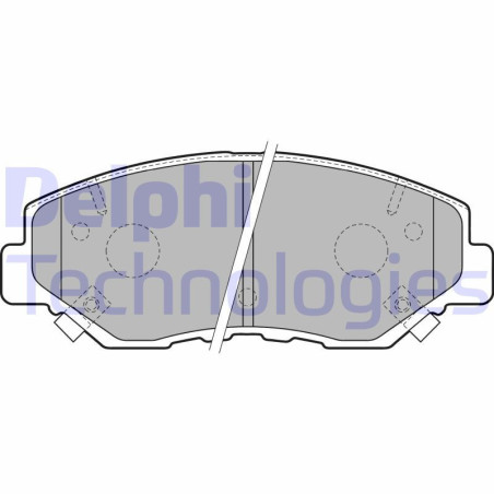 DELPHI LP1806 Plaquettes de frein Avant pour