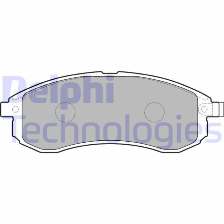 DELPHI LP1808 Brzdové platničky