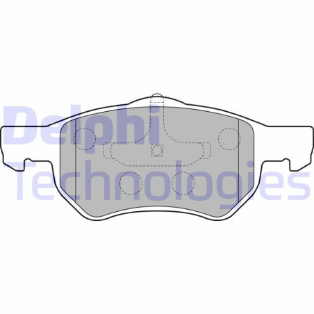 DELPHI LP1818 Brake Pads Set Front for