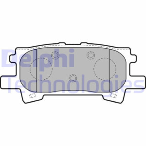 DELPHI LP1820 Brzdové platničky Zadné pre