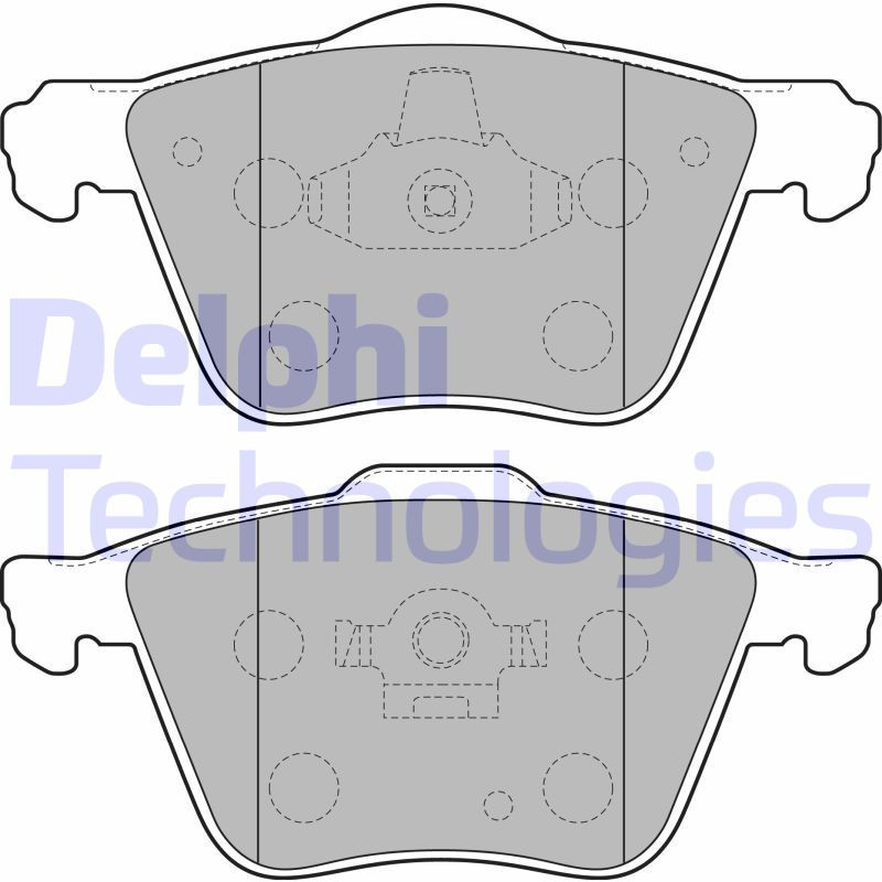 DELPHI LP1821 Brake Pads Set Front for