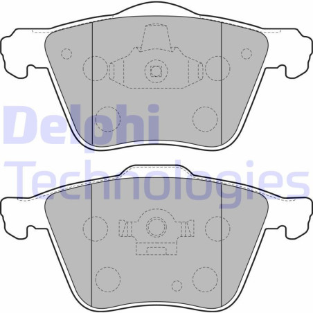 DELPHI LP1821 Brake Pads Set Front for