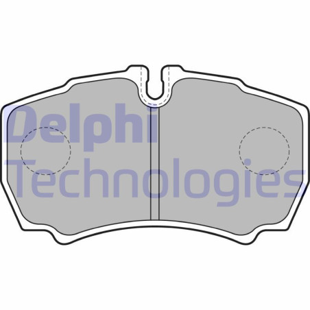 DELPHI LP1826 Pastillas de freno Trasero para