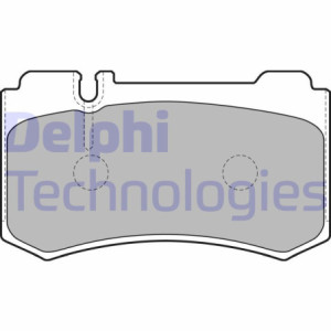 DELPHI LP1842 Bremsbeläge Hinten für