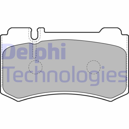 DELPHI LP1842 Pastiglie freno Posteriore per