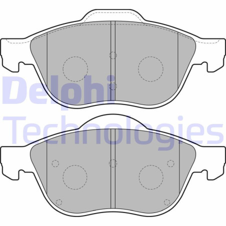 DELPHI LP1844 Brake Pads Set Front for