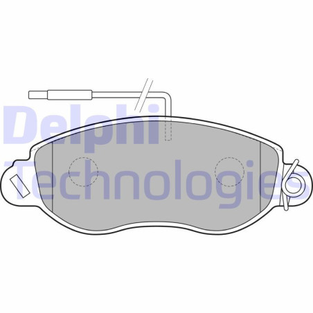 DELPHI LP1848 Plaquettes de frein Avant pour