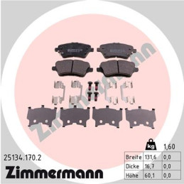 ZIMMERMANN 25134.170.2 Brake Pads