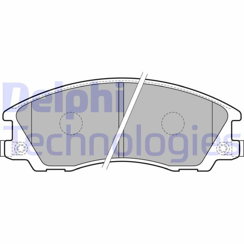 DELPHI LP1853 Pastiglie freno Anteriore per