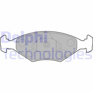 DELPHI LP1854 Plaquettes de frein Avant pour