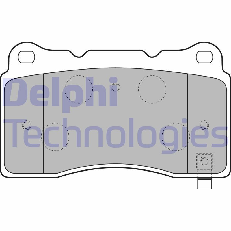 DELPHI LP1858 Brake Pads Set Front for