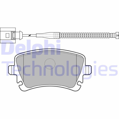 DELPHI LP1860 Brake Pads Set Rear for