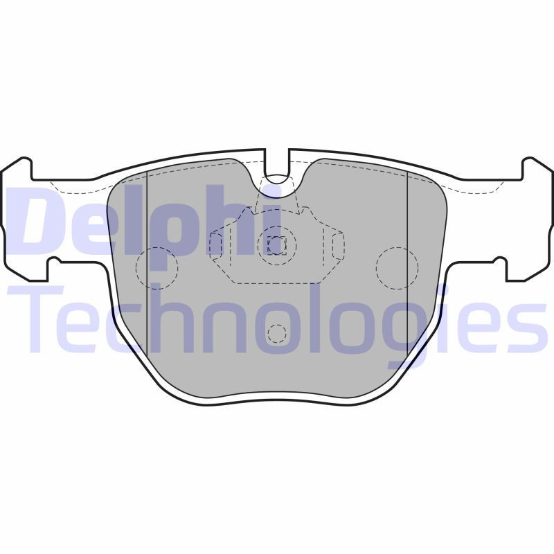 DELPHI LP1863 Brake Pads Set Front for