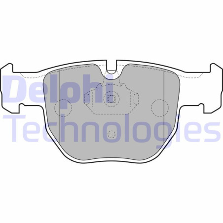 DELPHI LP1863 Brake Pads Set Front for