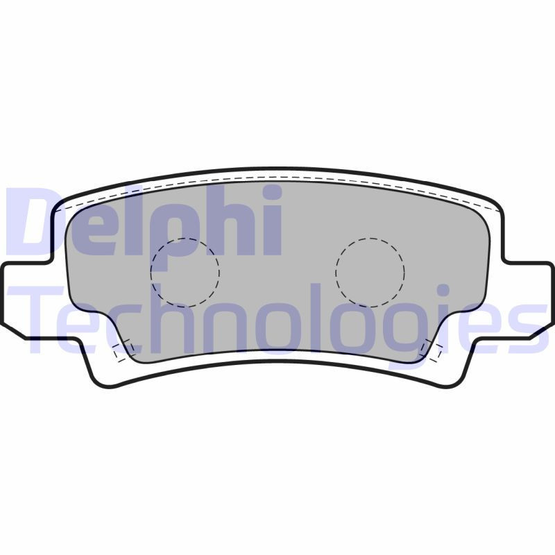 DELPHI LP1864 Brake Pads Set Rear for