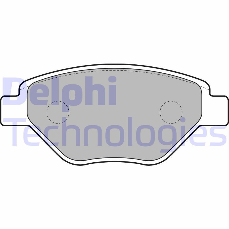 DELPHI LP1866 Pastiglie freno Anteriore per
