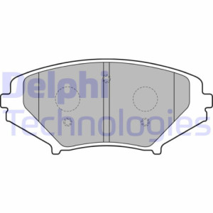 DELPHI LP1867 Brzdové platničky Predné pre