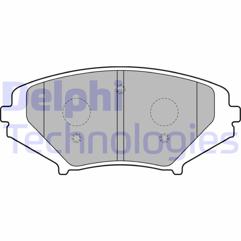DELPHI LP1867 Brake Pads Set Front for