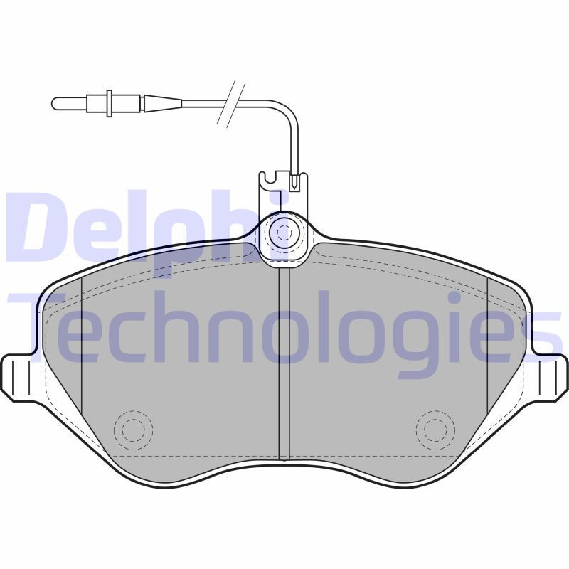 DELPHI LP1891 Brake Pads Set Front for