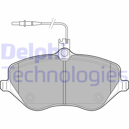 DELPHI LP1891 Brake Pads Set Front for