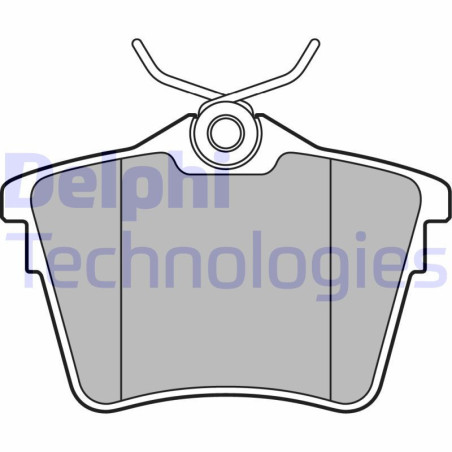 DELPHI LP1892 Bremsbeläge Hinten für