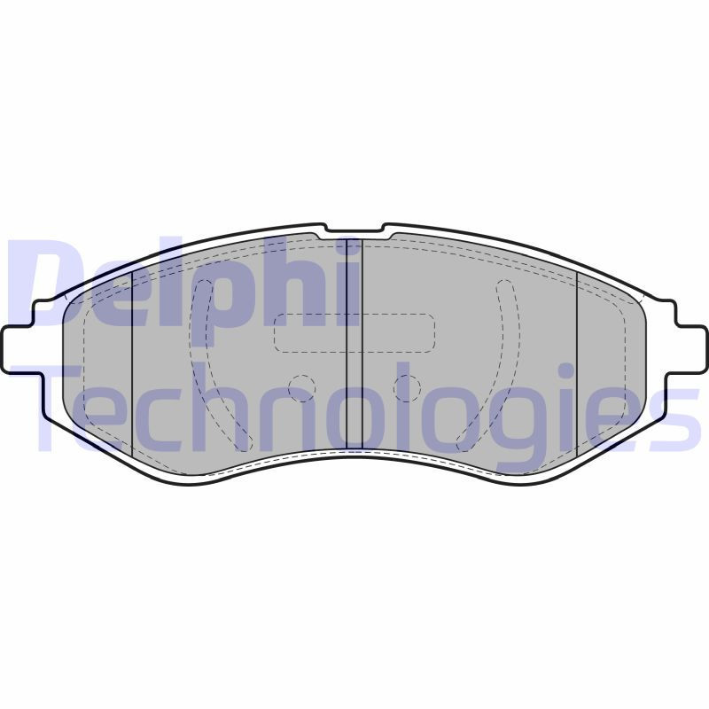 DELPHI LP1895 Plaquettes de frein Avant pour