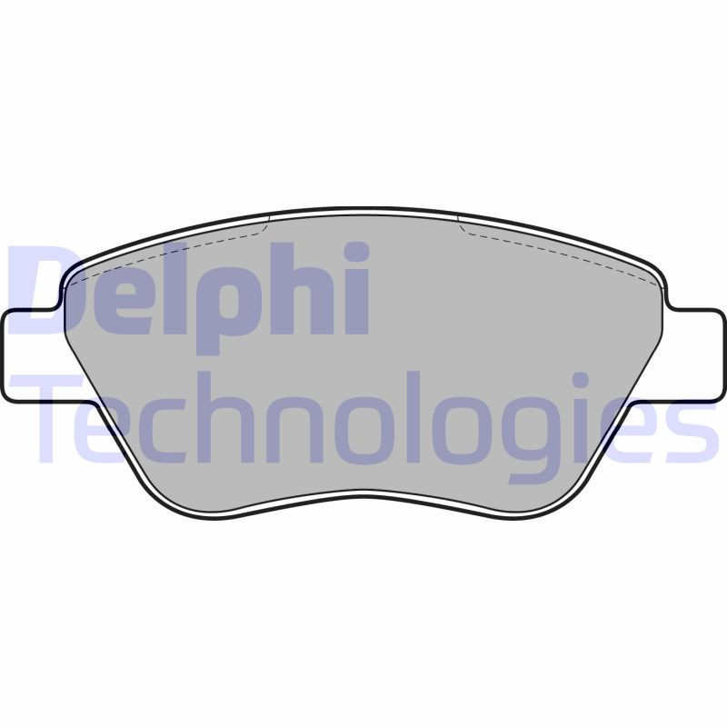 DELPHI LP1899 Pastiglie freno Anteriore per